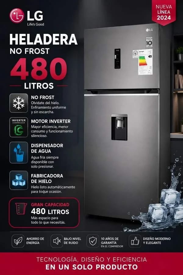 Heladera 480L
