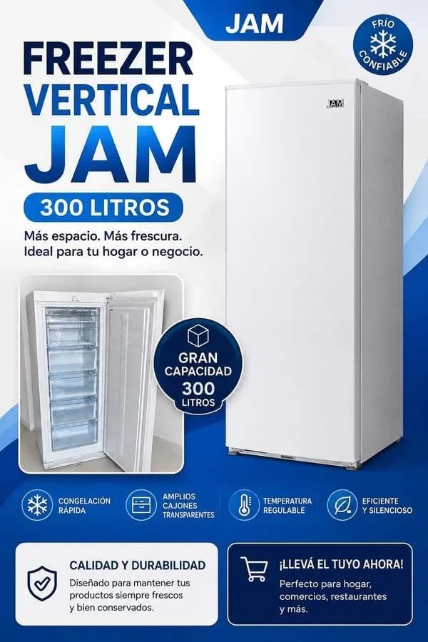 Freezer Vertical 300L JAM