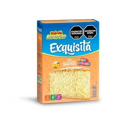 Bizcochuelo sabor naranja Exquisita