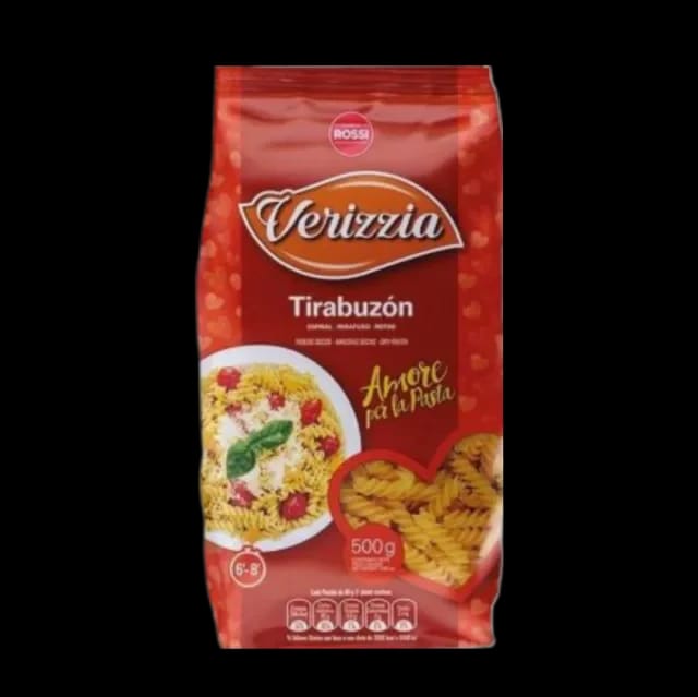 Fideos tirabuzón Verizzia