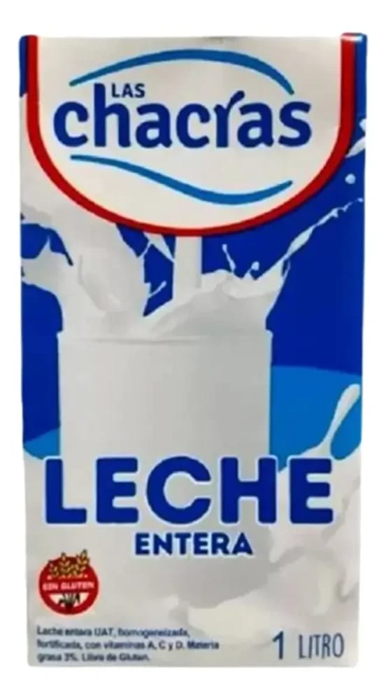 Leche entera Las Chacras