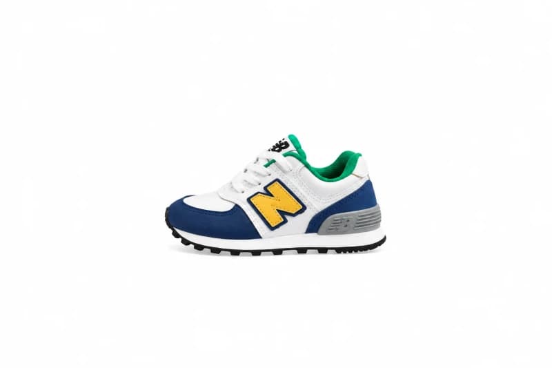 Zapatilla New(blanco/amarillo/azul) 27 28 30 31