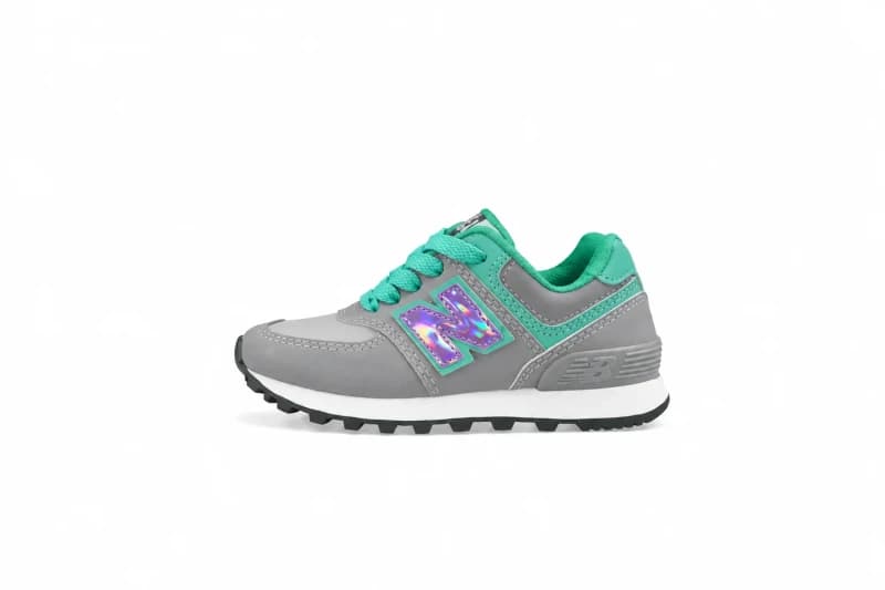 Zapatilla New(gris, verde agua) 26 27 30 31 32