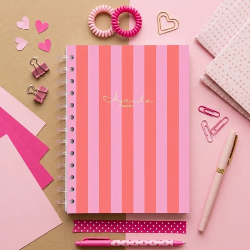 Agenda frambuesa grande