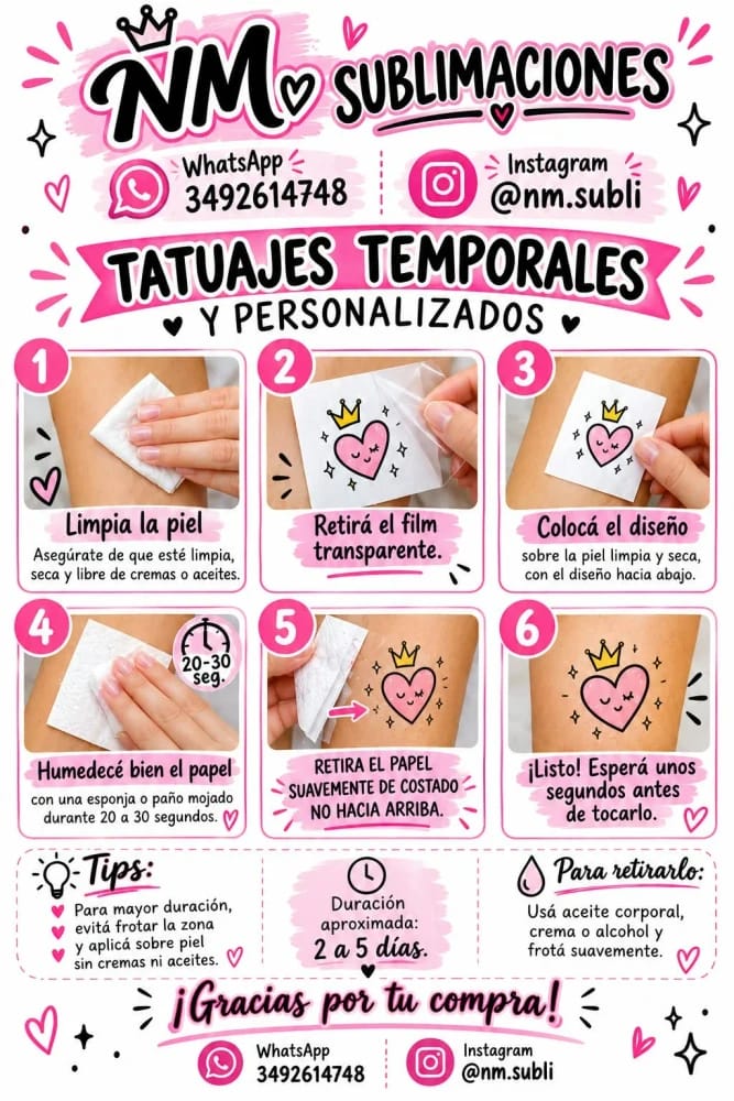 TATUAJES TEMPORALES