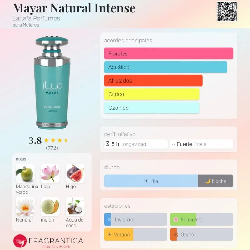 Mayar Natural Intense (Lattafa) (Mujer)