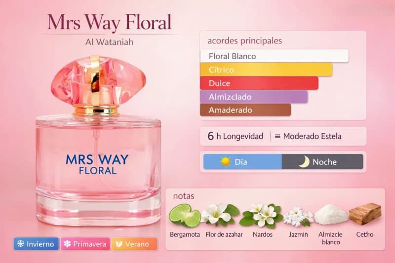 Mrs Way Floral (Al Wataniah) (Mujer)
