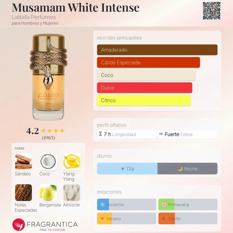 Musamam White Intense (Lattafa) (Unisex)