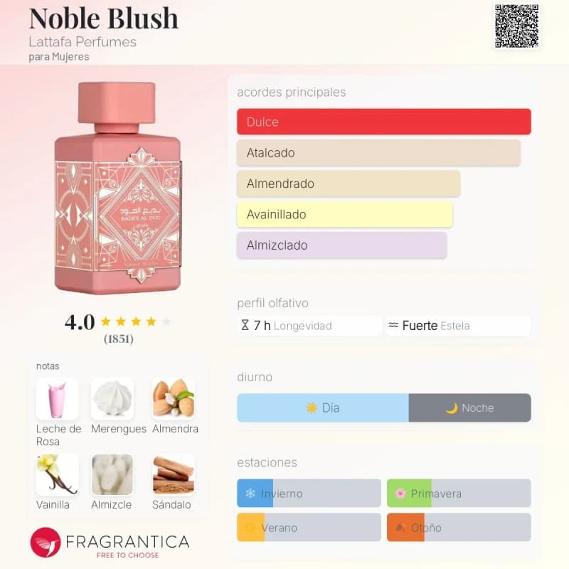 Noble Blush (Lattafa) (Mujer)