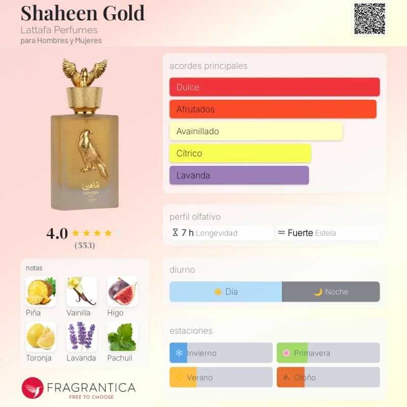 Shaheen Gold (Lattafa) (Unisex)