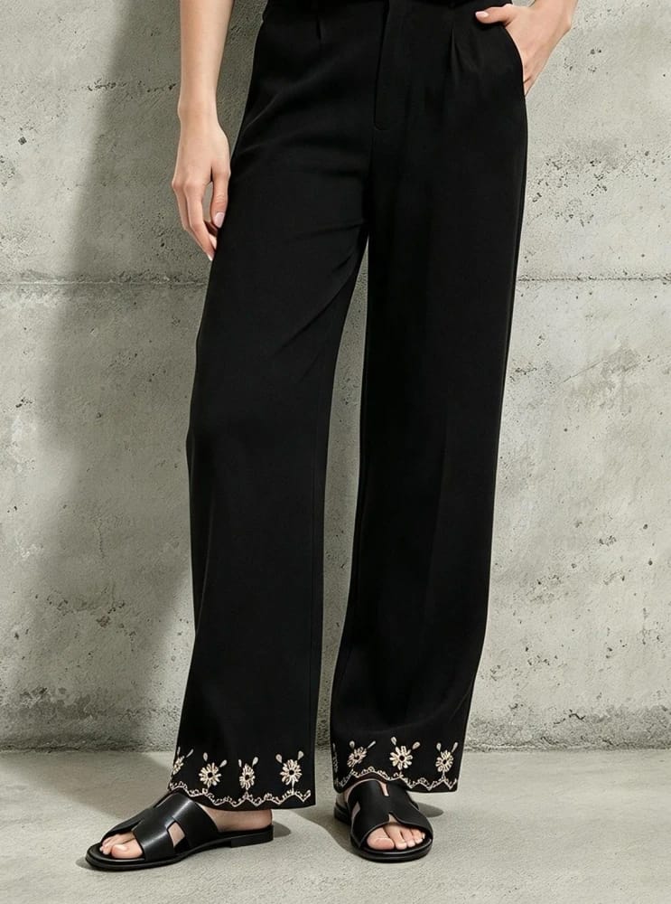 PANTALON DE LINO