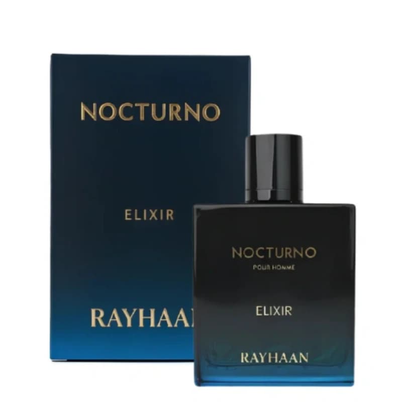 PERFUME RAYHAAN NOCTURNO ELIXIR EDP 100 ML ORIGINAL