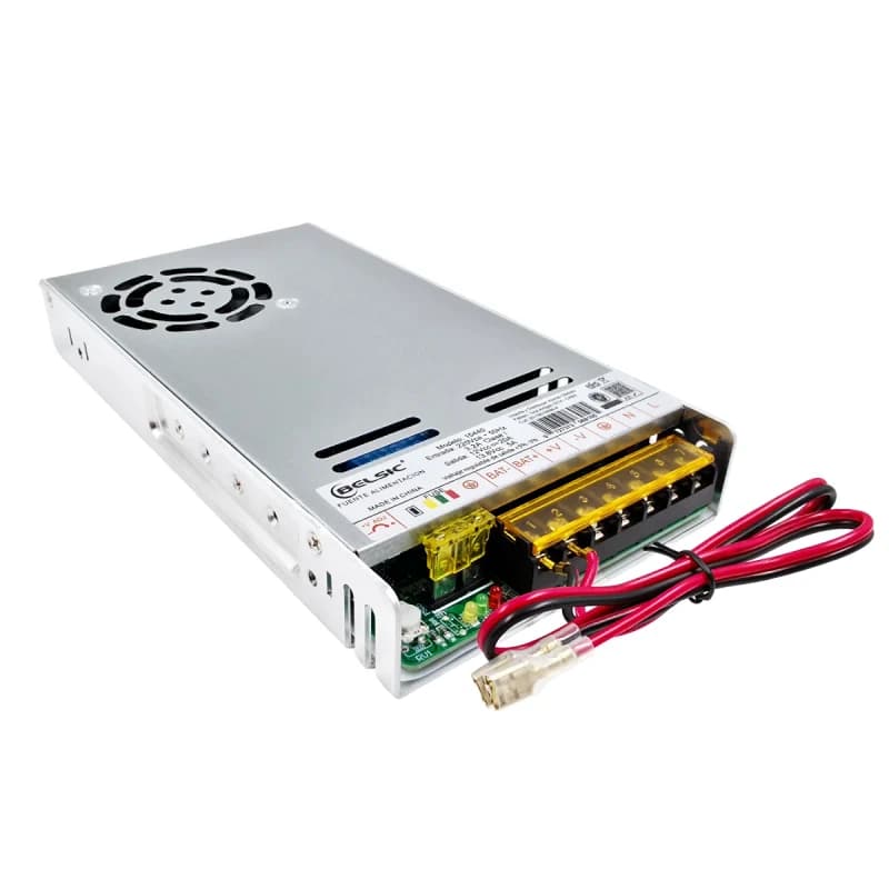 FUENTE ALIMENTACION 12V 20A CON CABLE P/ BATERIA