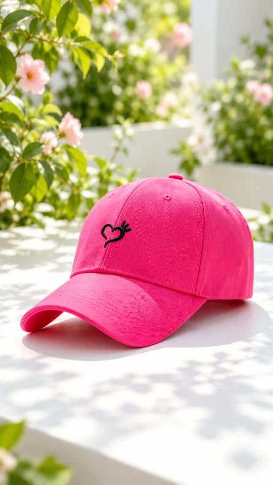 Gorra Fucsia Heart