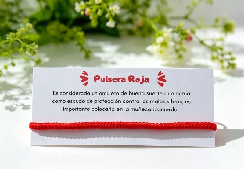 Pulsera Roja de Hilo – Amuleto de la Suerte