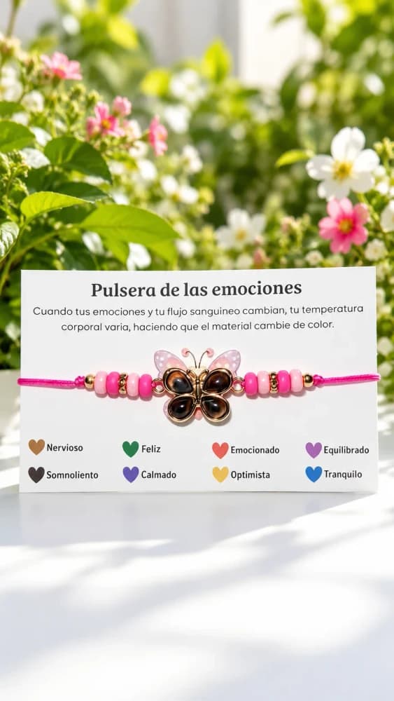 Pulsera de las Emociones con Mariposa