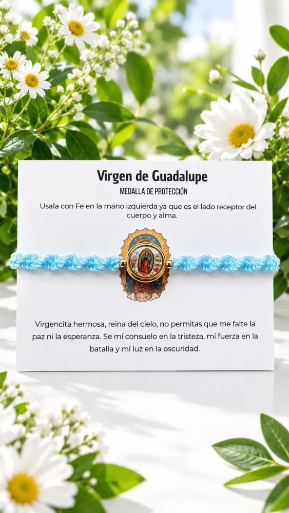 Pulsera de la Virgen de Guadalupe
