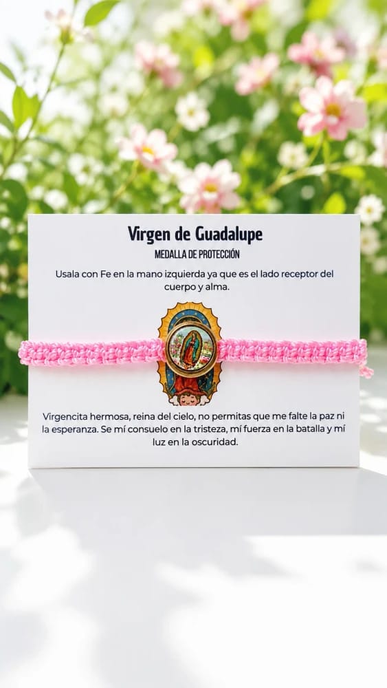 Pulsera de la Virgen de Guadalupe
