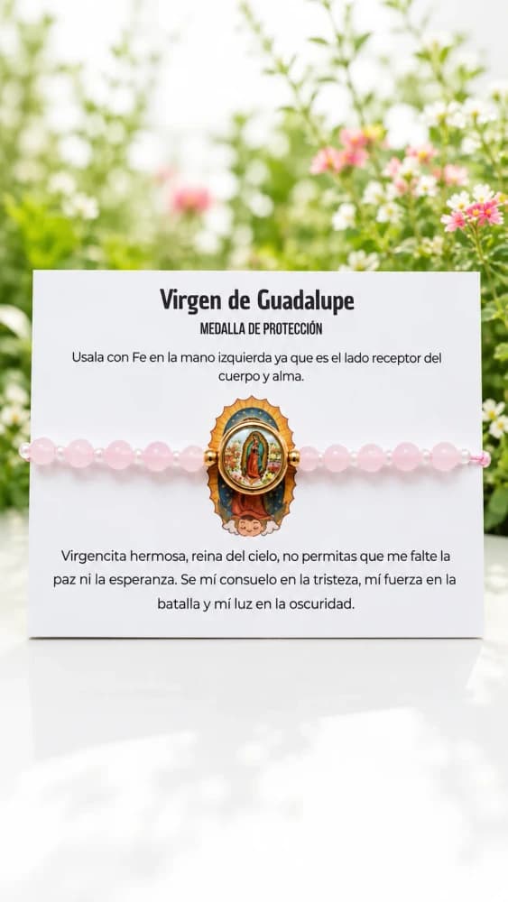 Pulsera de la Virgen de Guadalupe