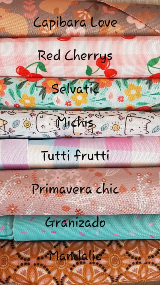 TELAS DISPONIBLES