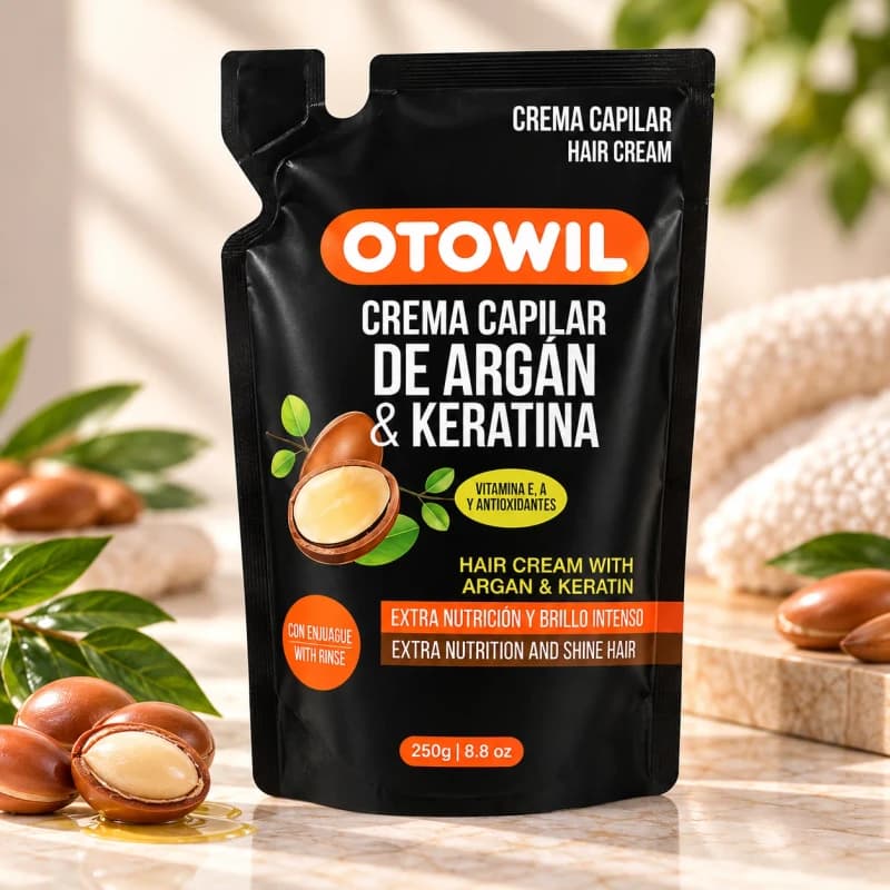 Otowil Crema Capilar de Argán y Keratina 250 g