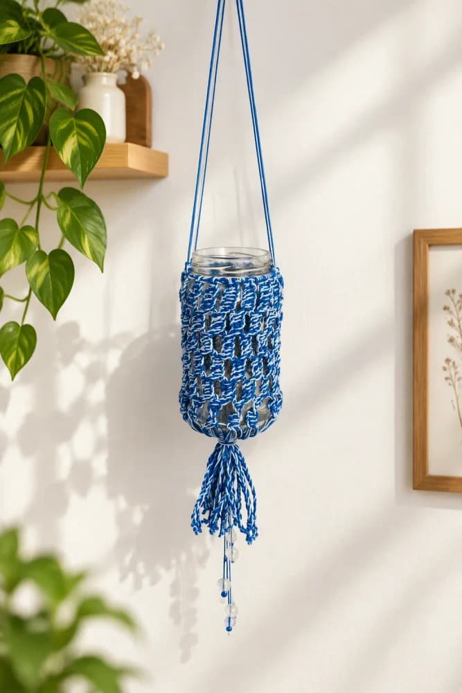 Fanal Colgante Azul Cielo