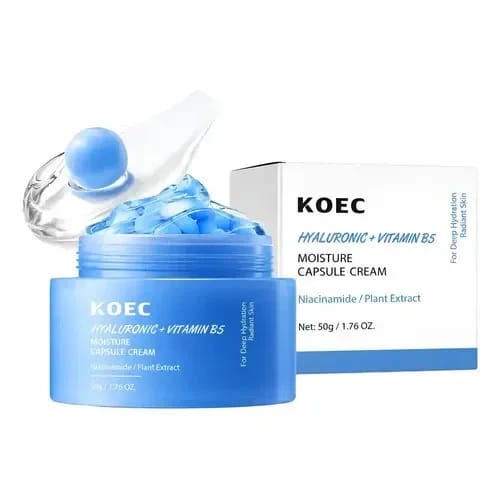 Crema Facial Hidratante En Capsulas Con Ácido Hialurónico + Vitamina B5 - Koec