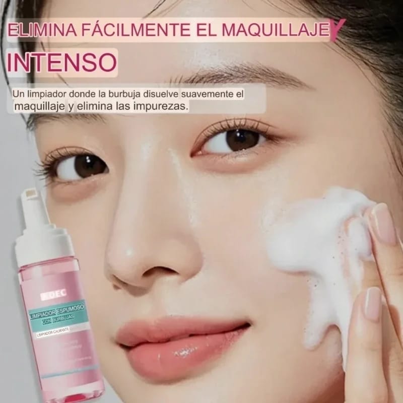 Limpiador Facial En Espuma Rosa 100ml. - Koec.