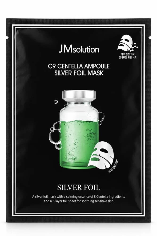 C9 Centella Ampoule Silver Foil Mask JM SOLUTION