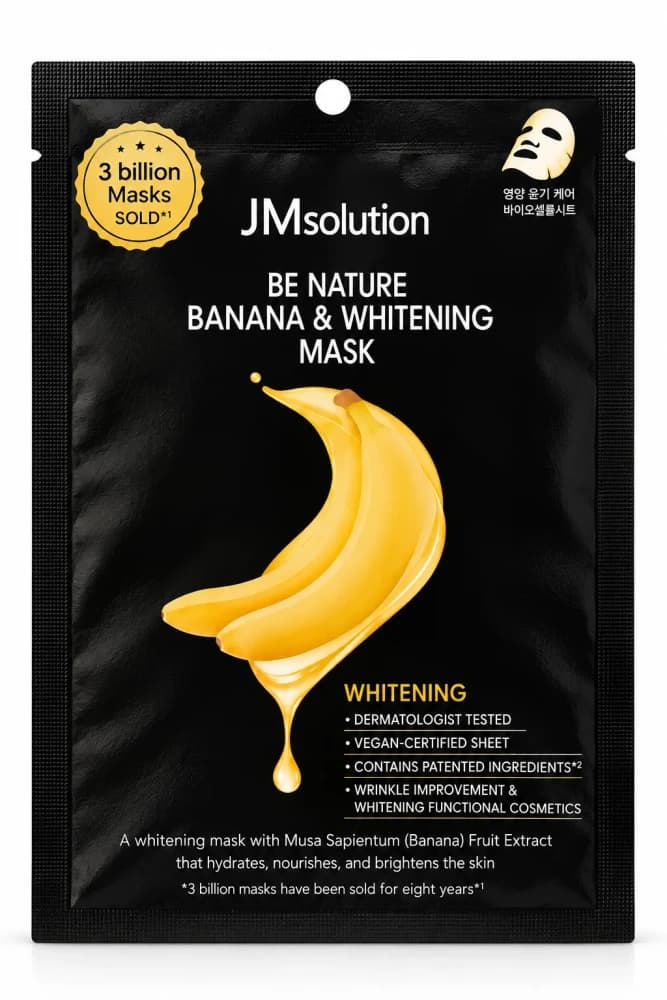 Be Nature Banana & Whitening Mask JM SOLUTION